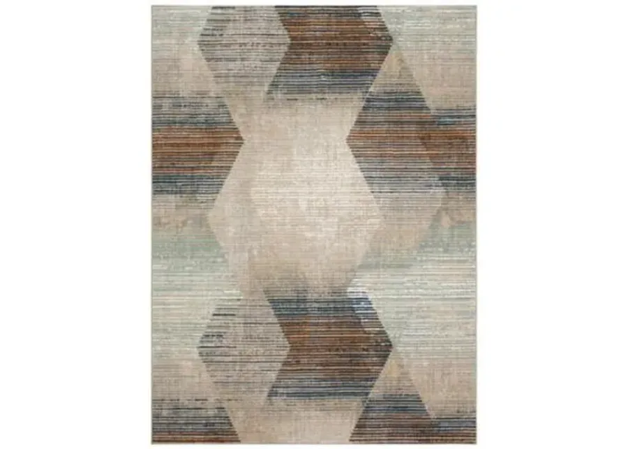 Epiphany Precarious Stria Frost gray 9' 6" X 12' 11" Rug