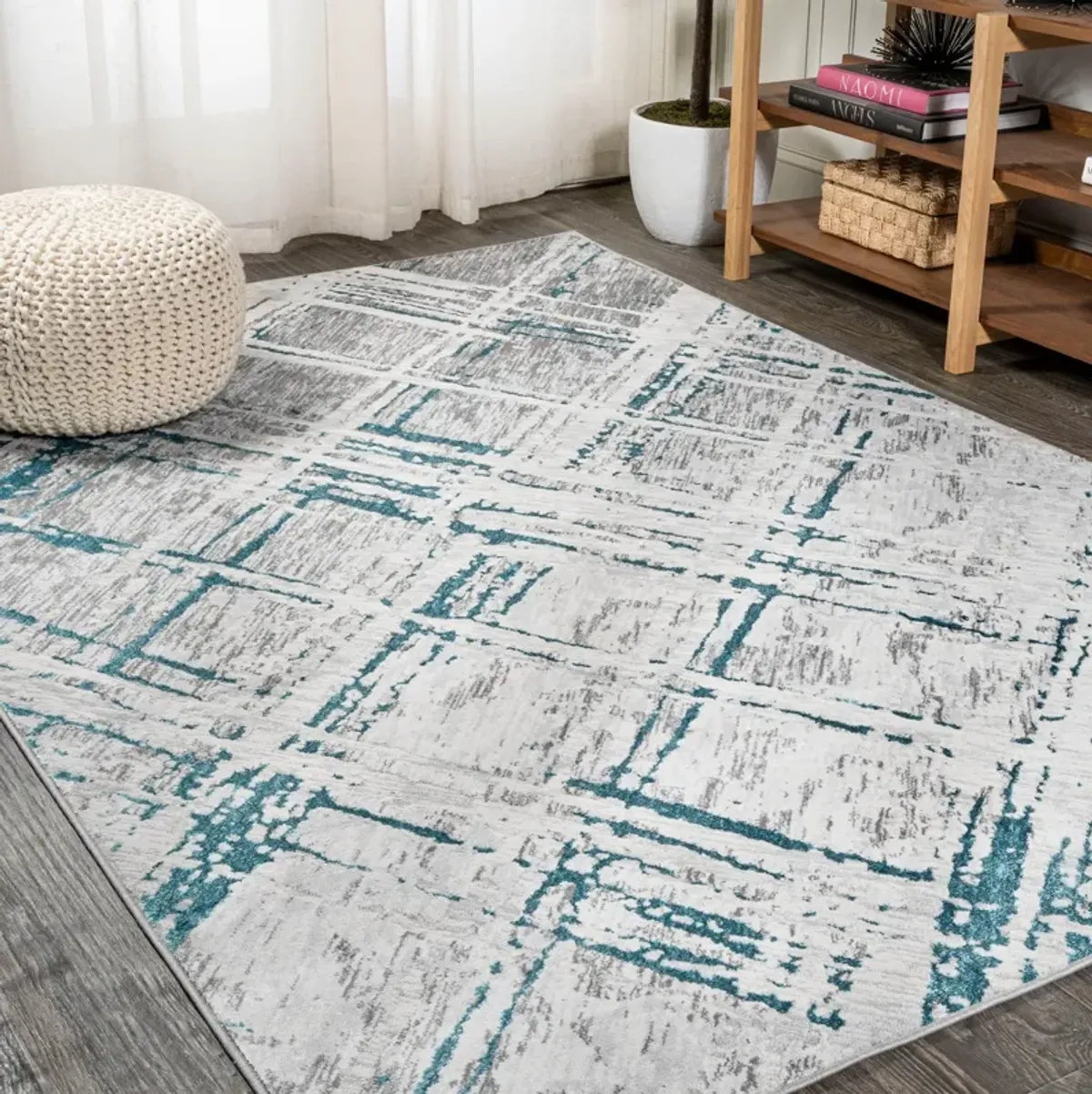 Slant Modern Abstract Area Rug