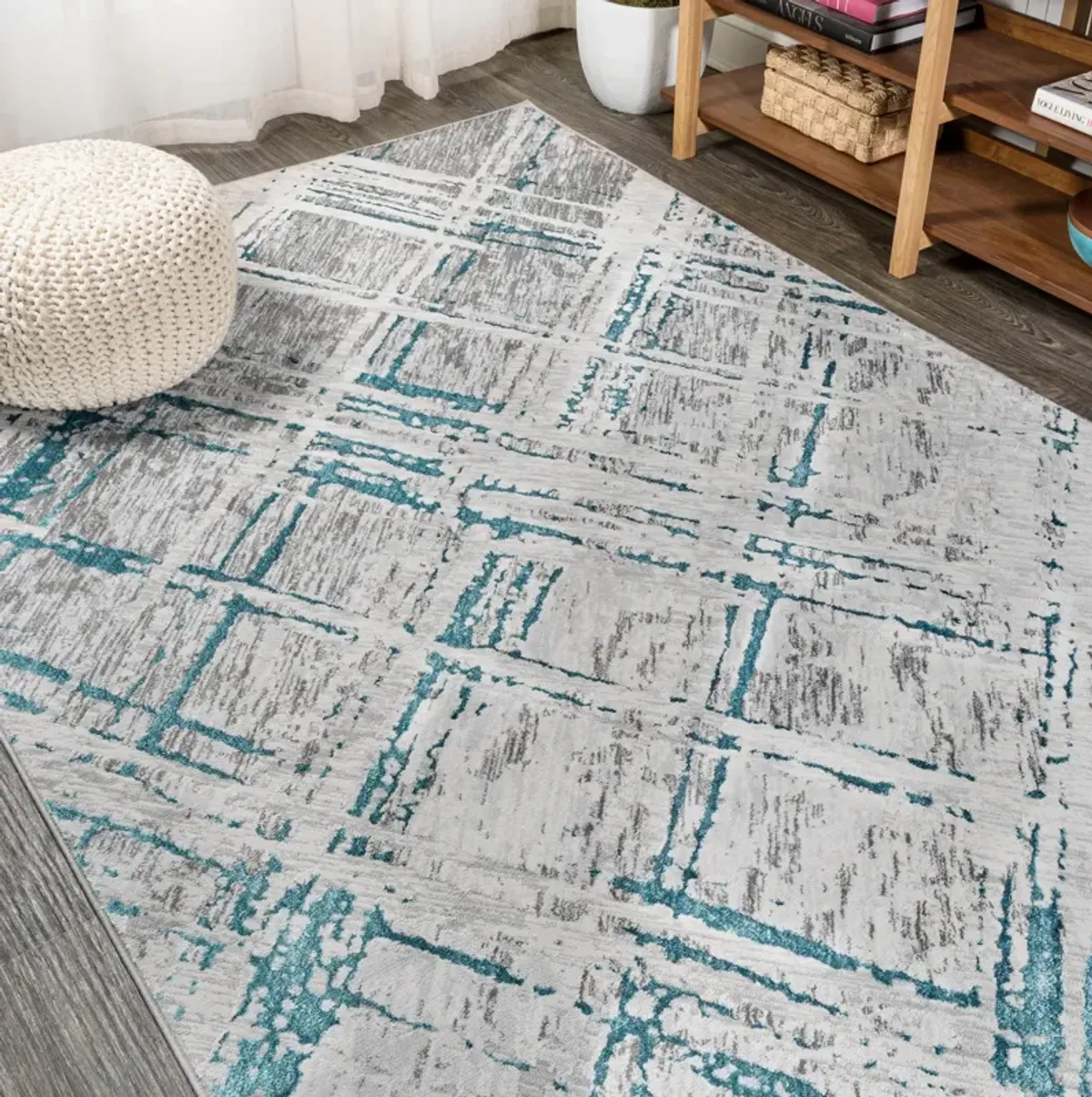 Slant Modern Abstract Area Rug