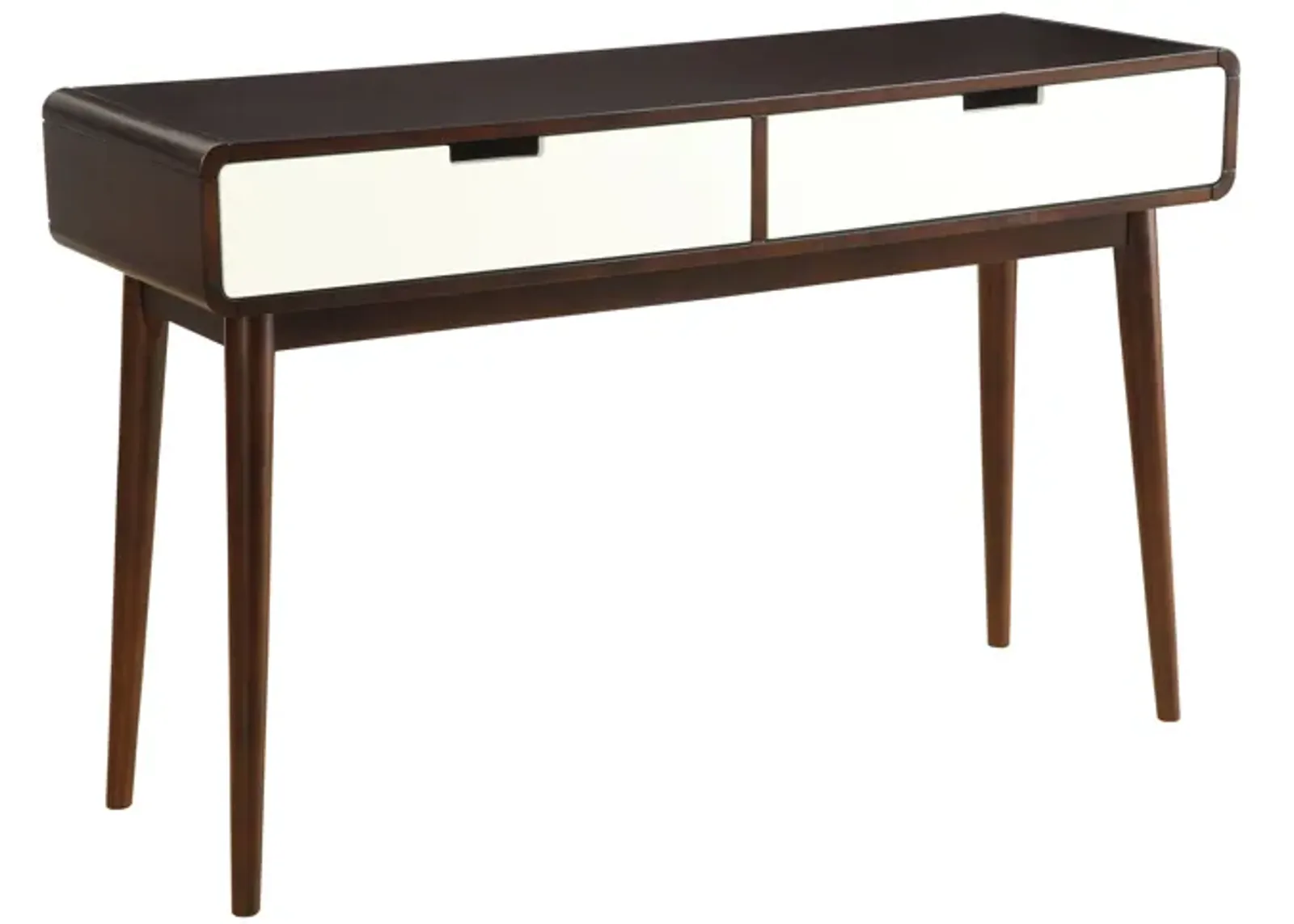 ACME Christa Sofa Table, Espresso & White