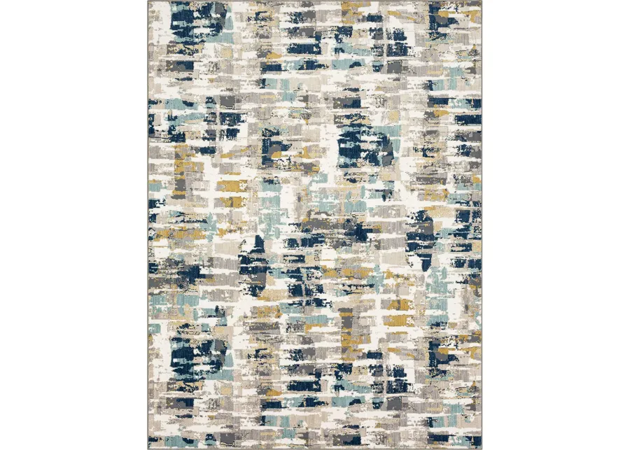 Vanguard by Drew & Jonathan Home Provenance Majolica Blue 8' X 11' Rug