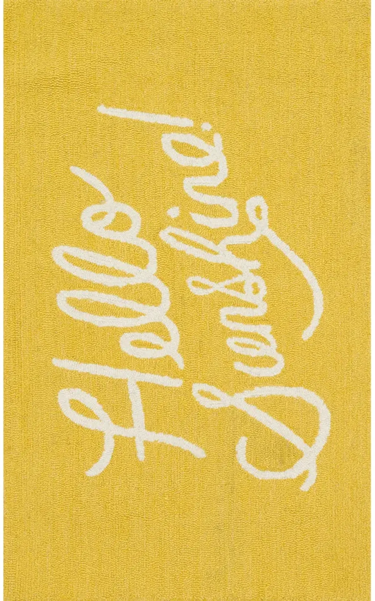 Minnie MIN01 Yellow 2'3" x 3'9" Rug