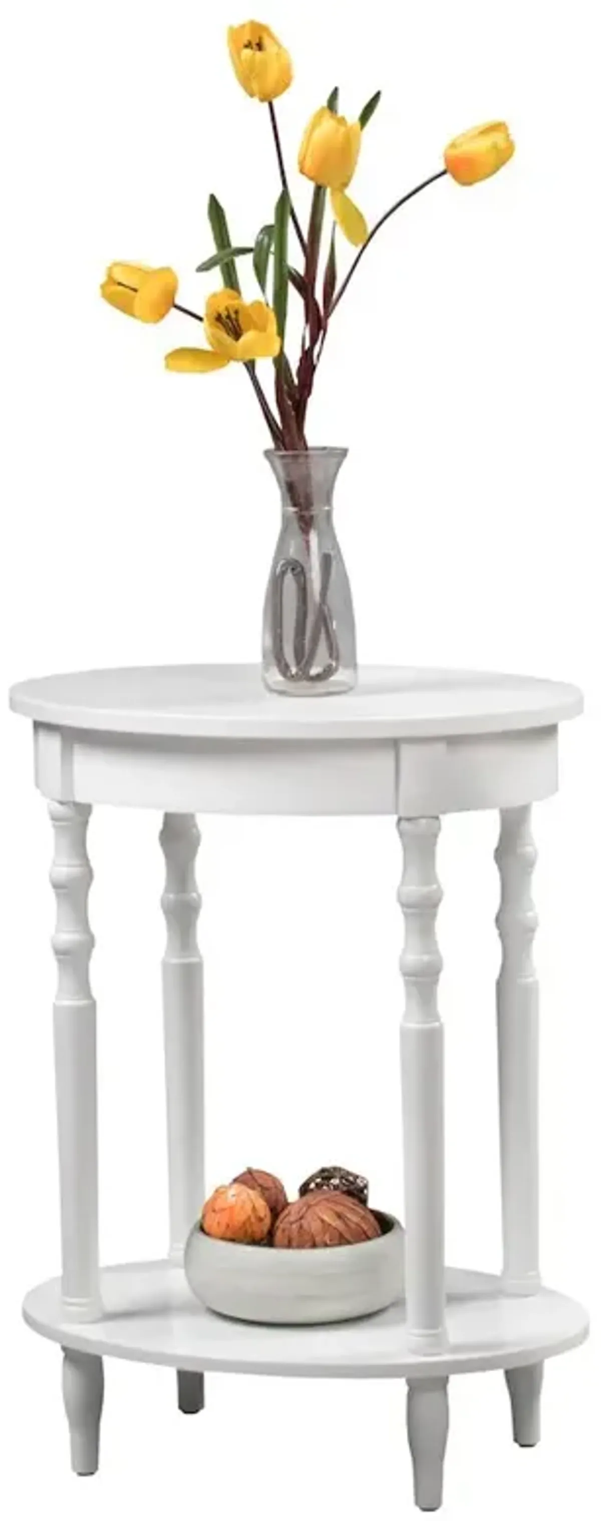 Convience Concept, Inc. Classic Accents Brandi Oval End Table with Shelf