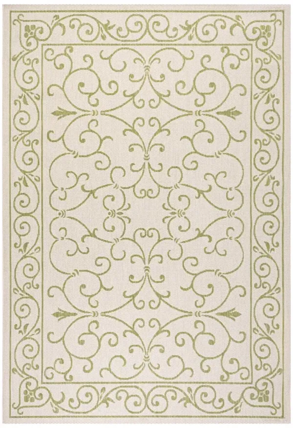 Charleston Vintage Filigree Textured Weave Indoor/Outdoor Area Rug