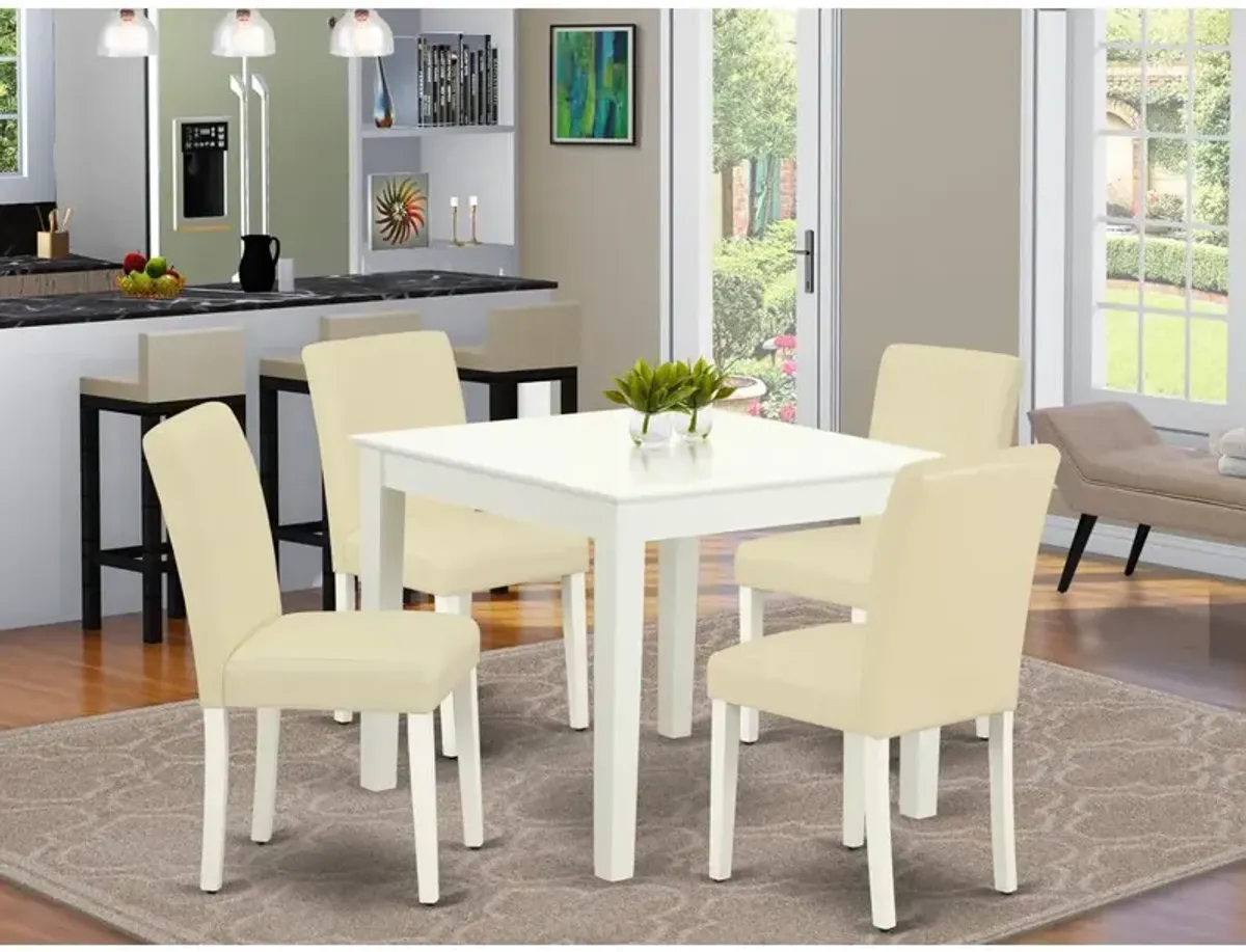 Dining Room Set Linen White