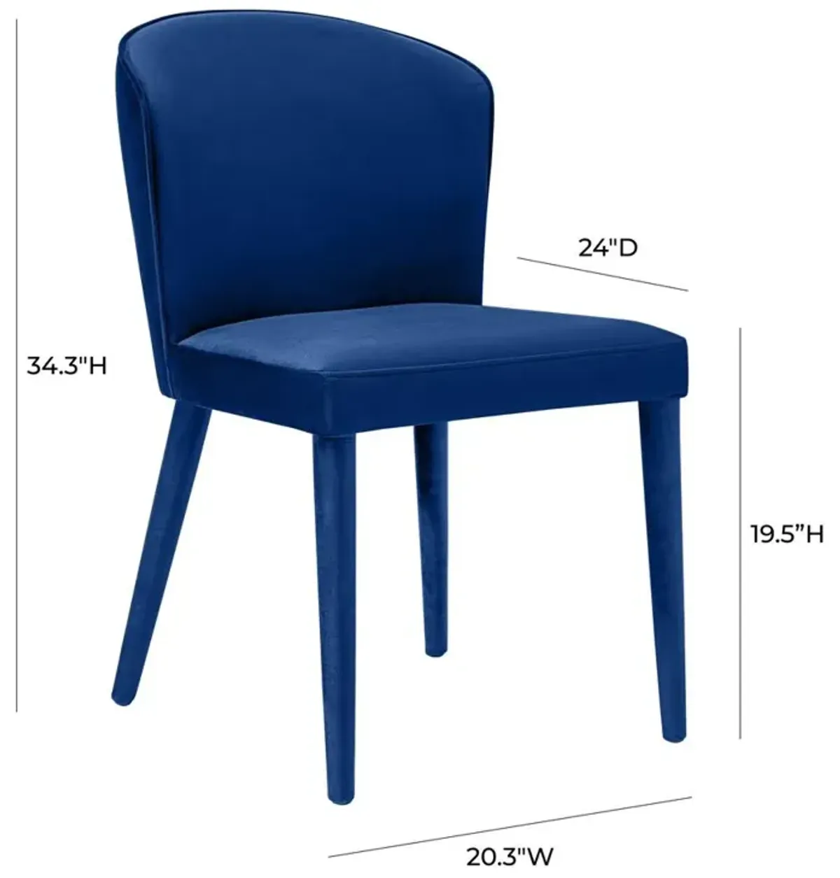 Belen Kox Minimalistic Velvet Chair with Matching Upholstered Legs, Belen Kox