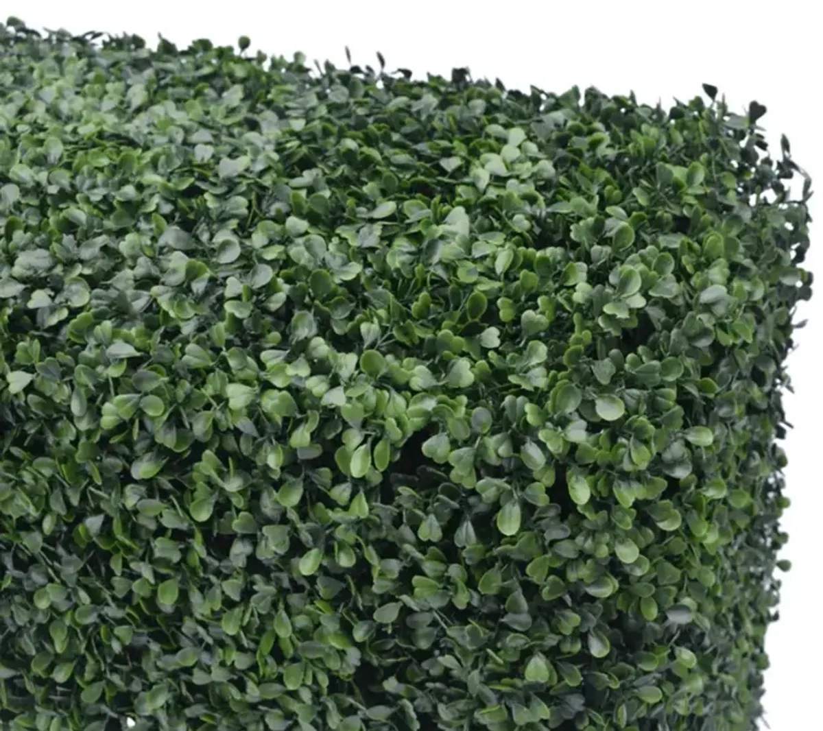 Dark Artificial Boxwood Hedge 40"L x 10"H Commercial Grade UV Resistant