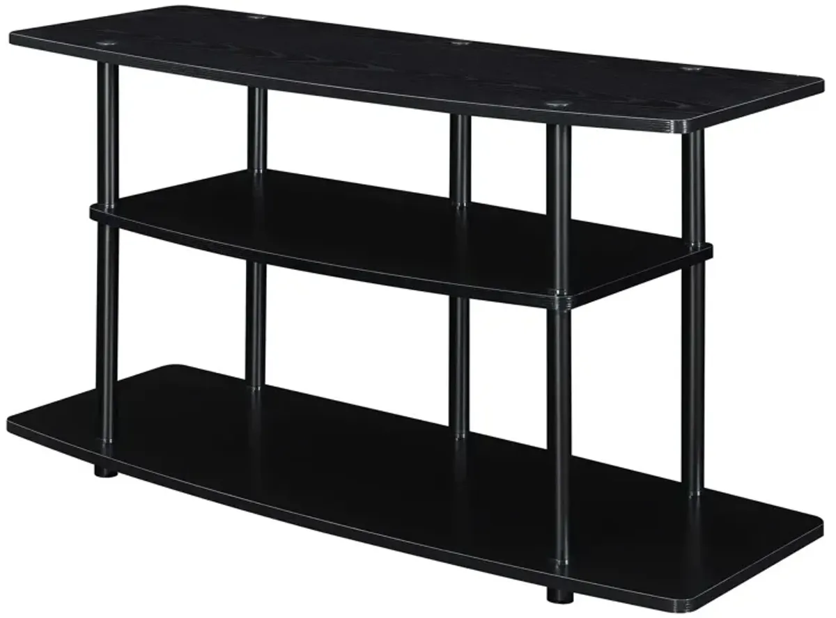 Convenience Concepts Designs2Go No Tools 3 Tier Wide TV Stand