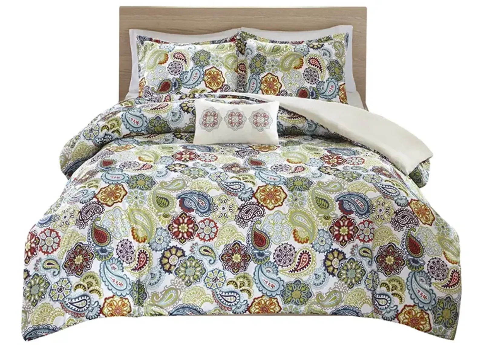 Gracie Mills Rhydian Paisley Harmony Comforter Set