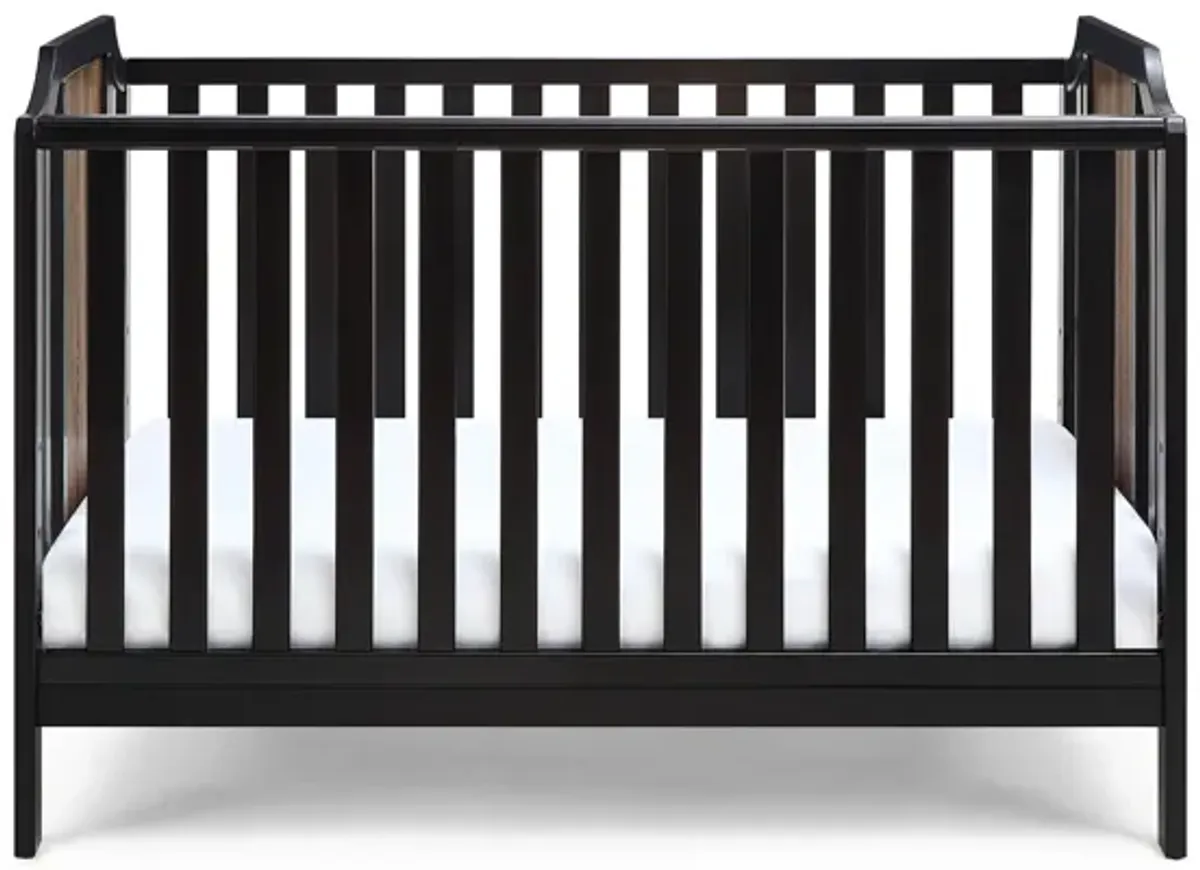 Suite Bebe Brees 3-in-1 Convertible Island Crib Black/Brownstone