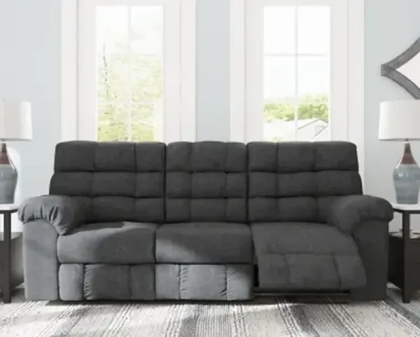 Wilhurst Reclining Sofa with Drop Down Table
