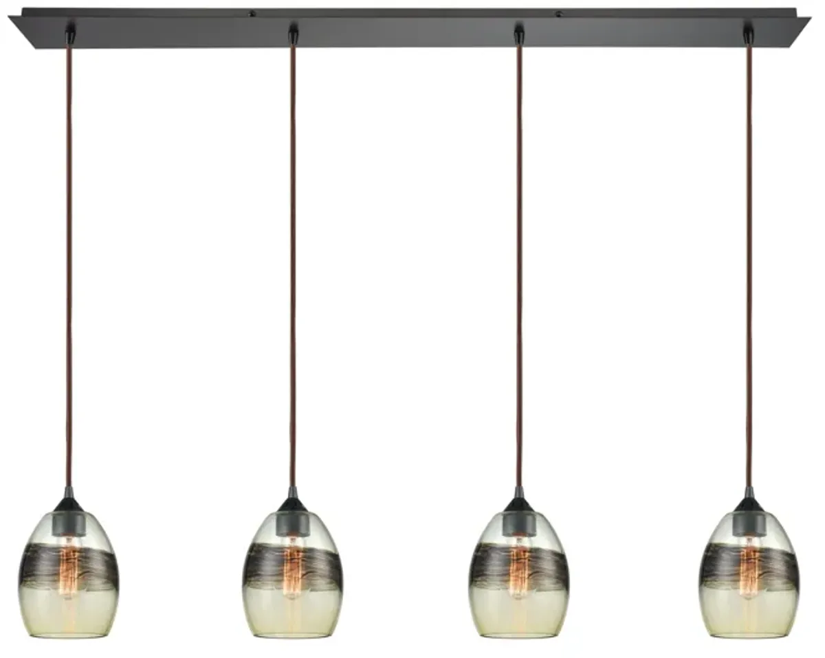 Whisp 12" Wide 3 Light Multi Pendant