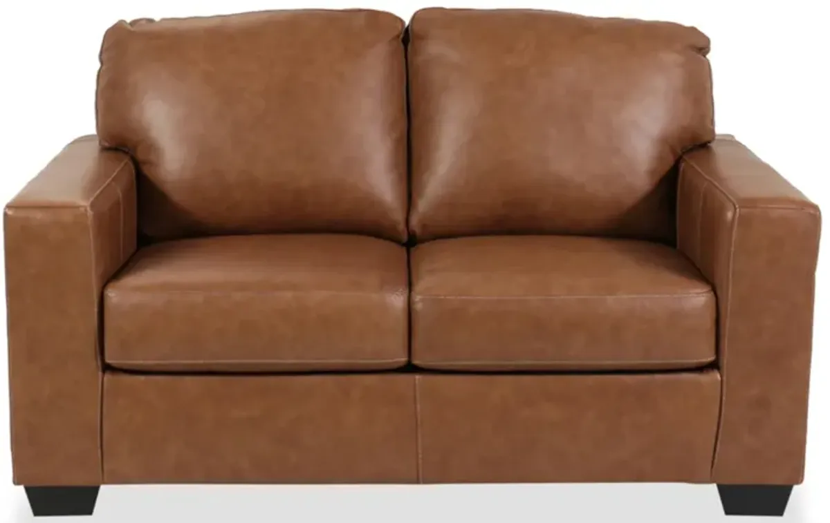 Bolsena Leather Loveseat