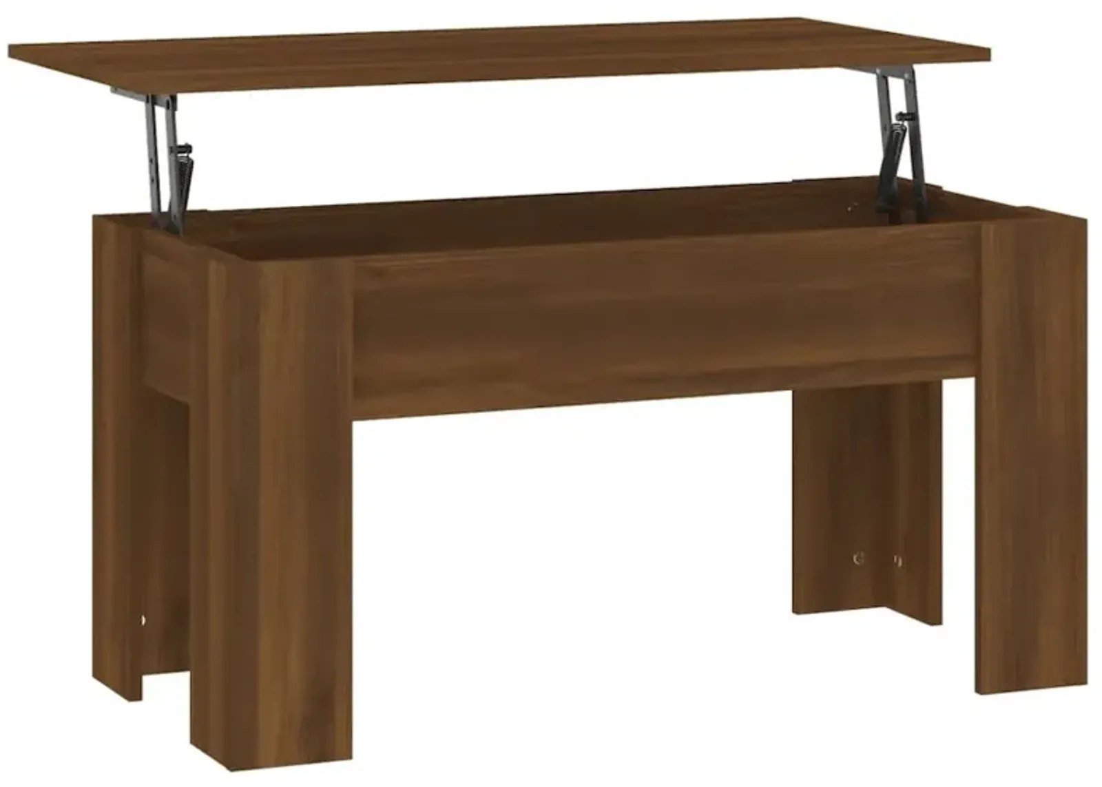 Coffee Table Brown Oak 39.8"x19.3"x20.5" Engineered Wood