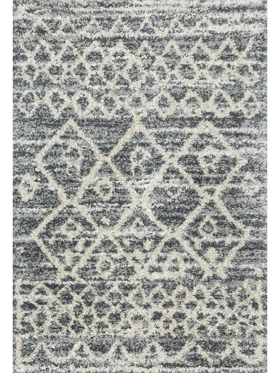 Quincy QC02 Graphite/Beige 7'10" x 10'10" Rug