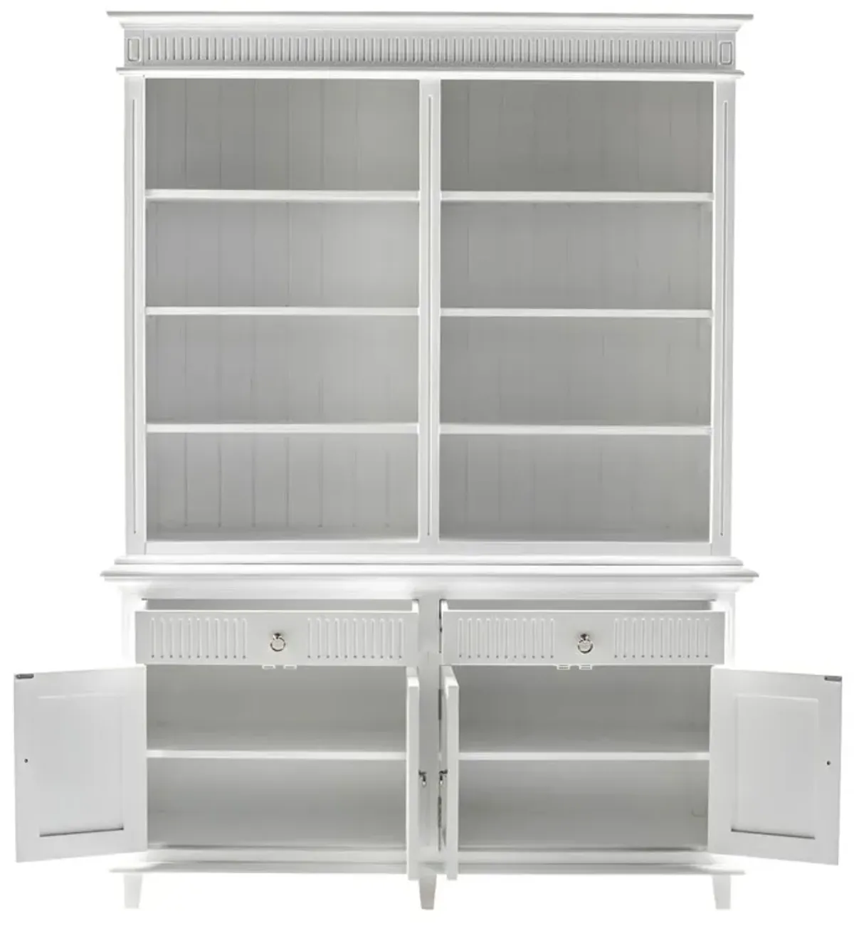 Belen Kox White Hutch Bookcase Unit, Belen Kox