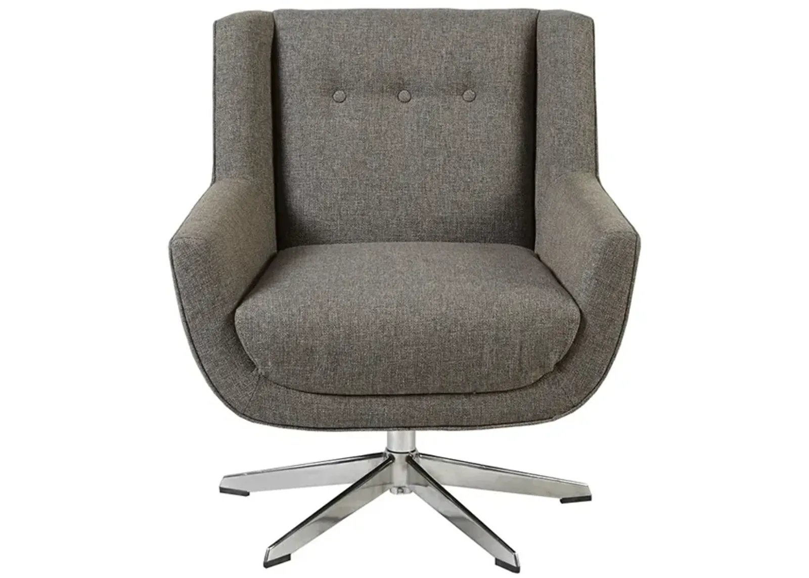 Gracie Mills Reilly Stellar Swivel Lounge Chair with Star Base