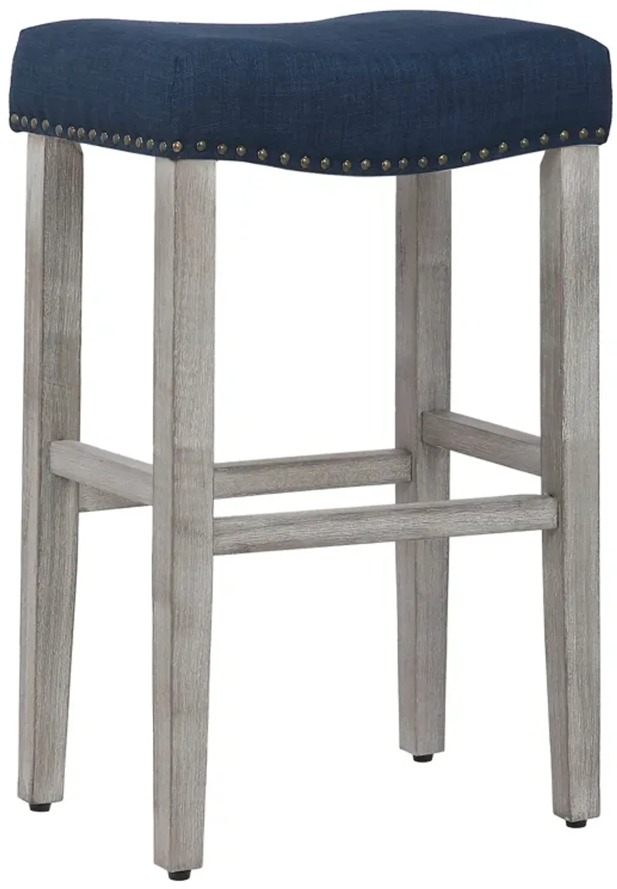 WestinTrends 29" Upholstered Saddle Seat Bar Stool (Set of 2)