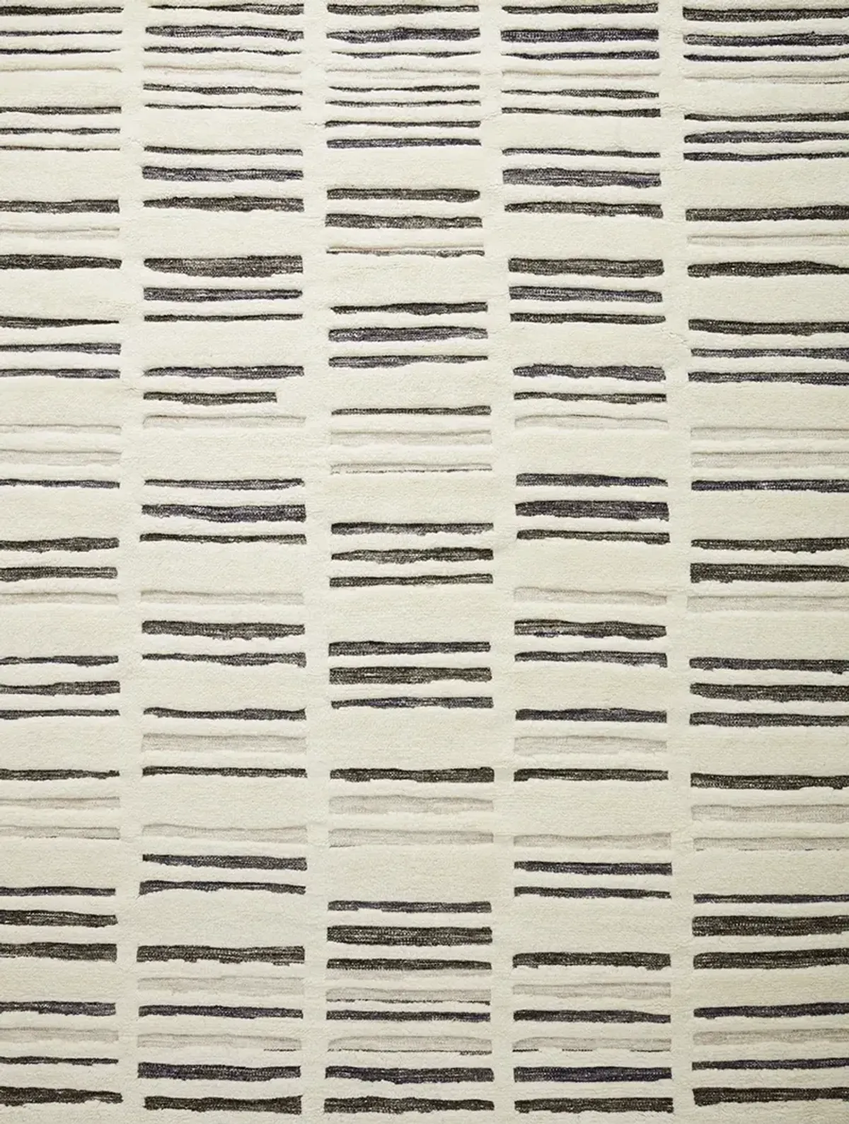 Bennett BEN01 Ivory/Charcoal 5'6" x 8'6" Rug