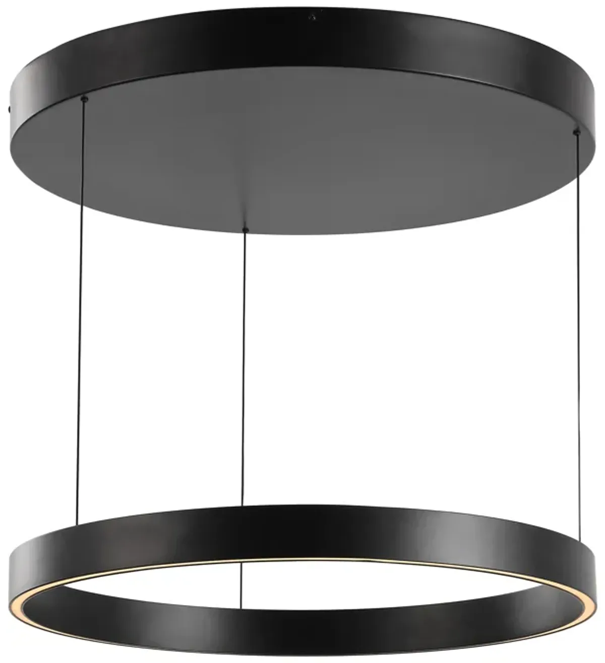 Jense Minimalist Modern Metal Adjustable Dimmable Ring LED Pendant