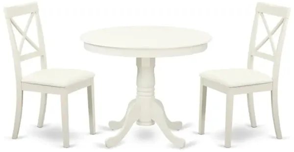 Dining Room Set Linen White