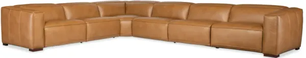 Fresco 6 Seat Sectional with 4 Power Recliners