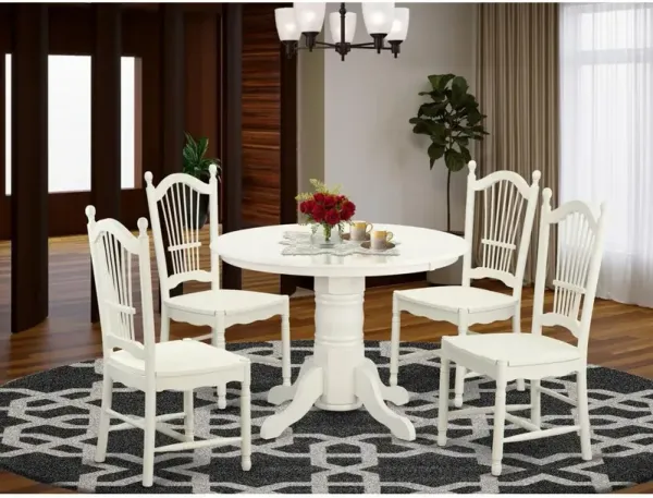 5 PC dinette set for 4-Dining Table and 4 Dining Chairs