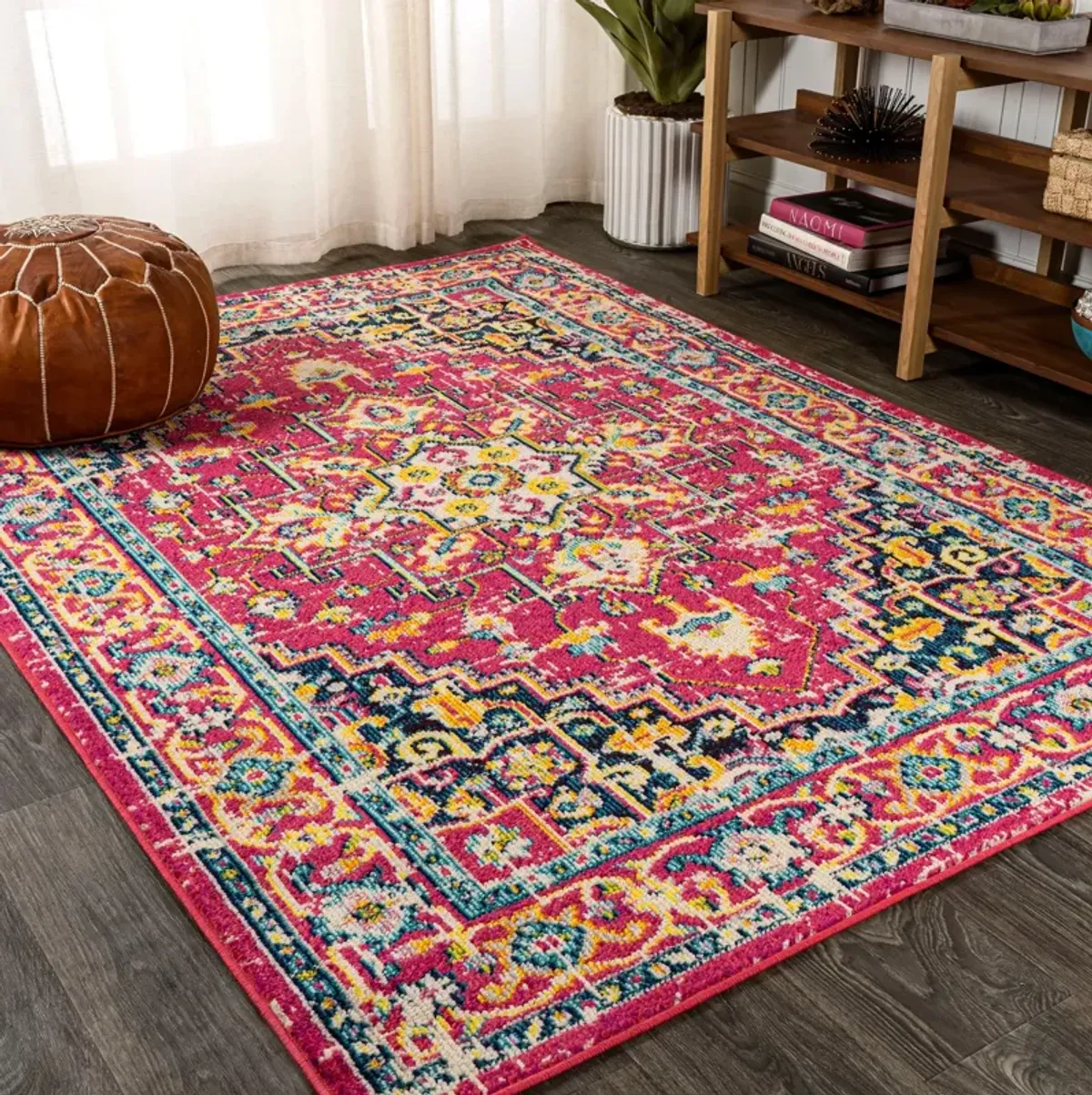 Brooklyn Geometric Medallion Area Rug