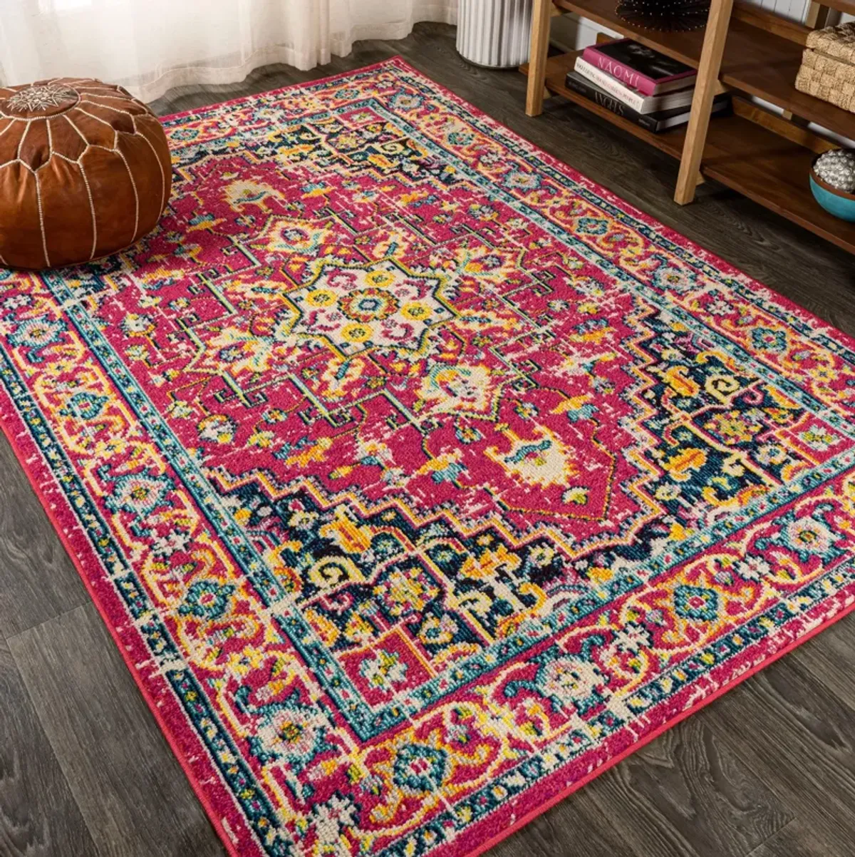 Brooklyn Geometric Medallion Area Rug