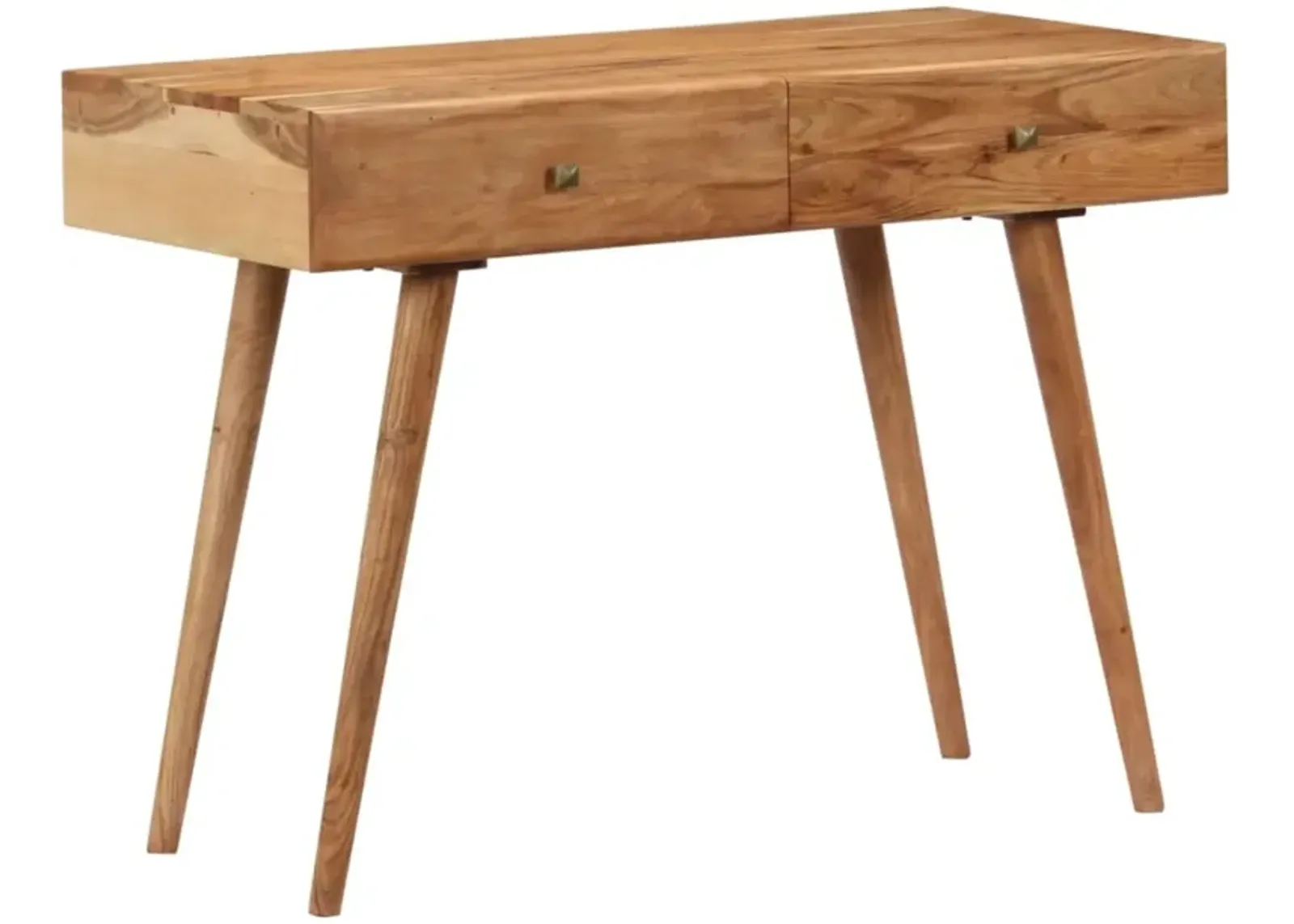 vidaXL Desk 39.3"x20"x29.9" Solid Acacia Wood