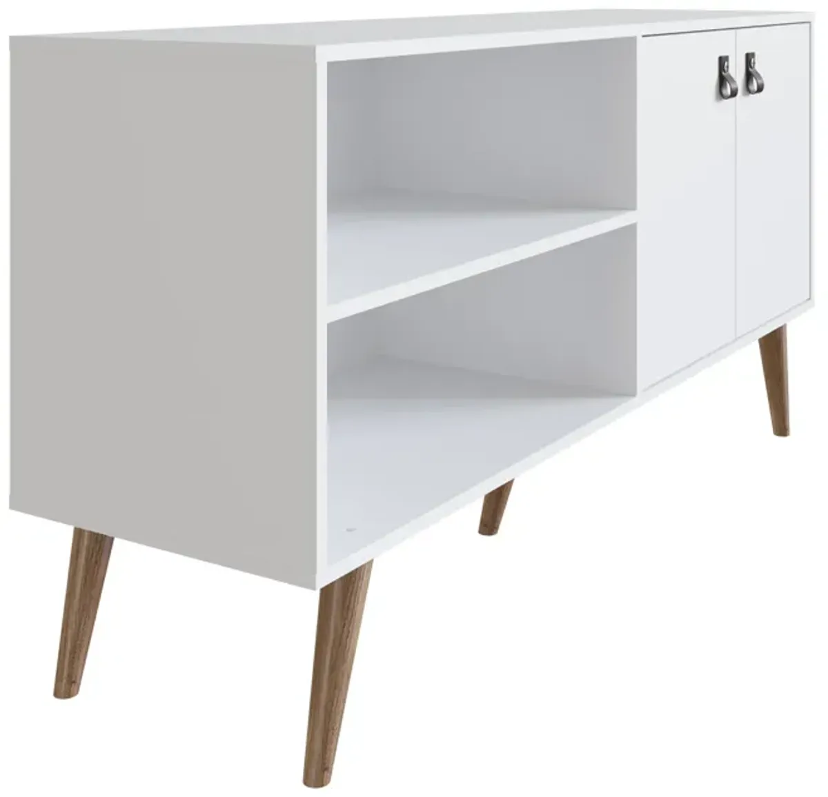 Amber White TV Stand