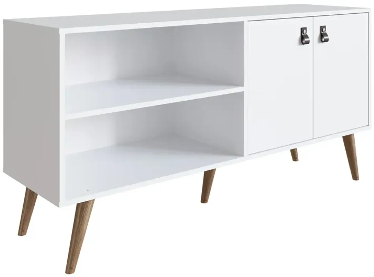 Amber White TV Stand