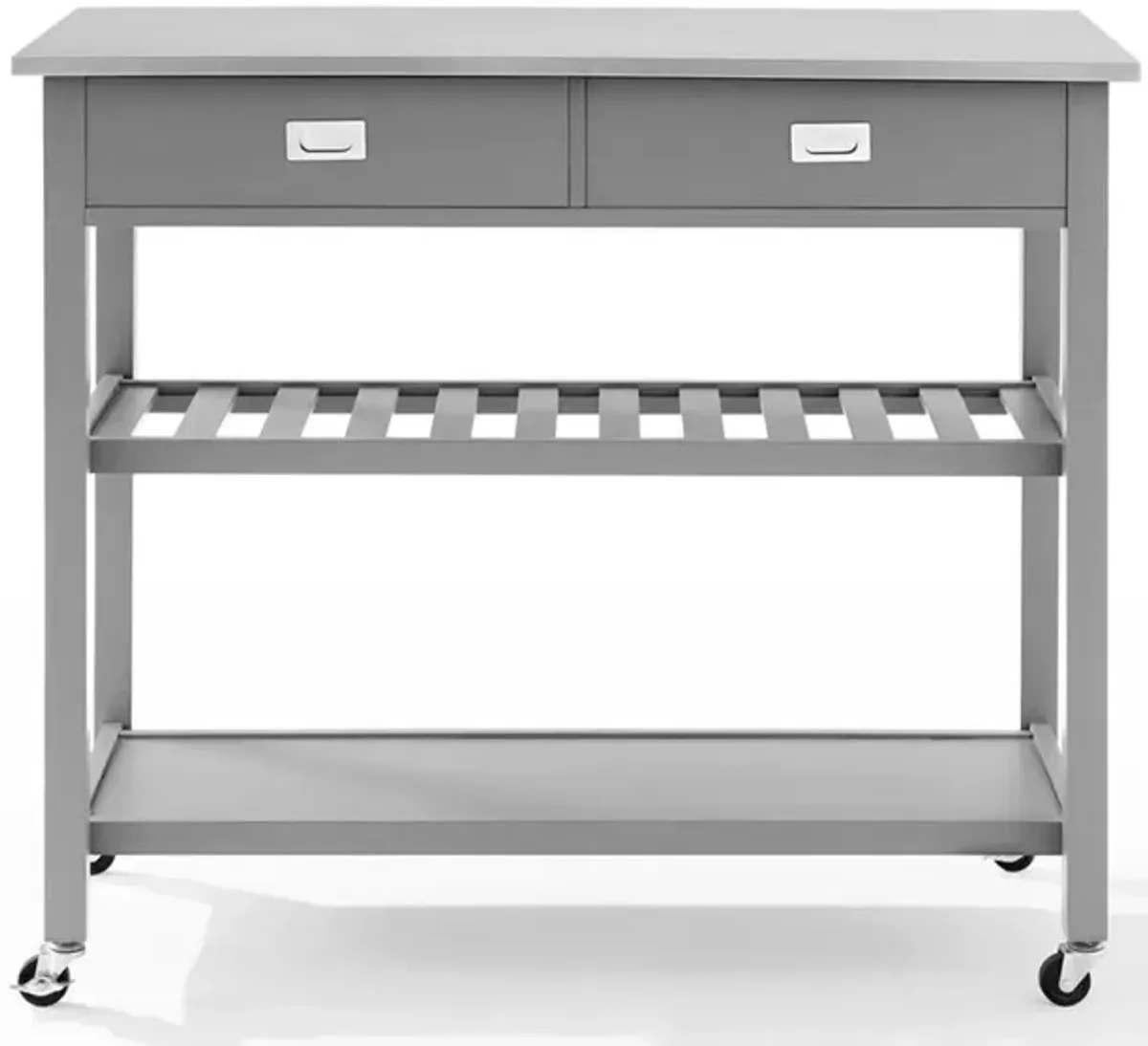 Crosley Furniture Chloe Stainless Steel Top Kitchen Island Cart