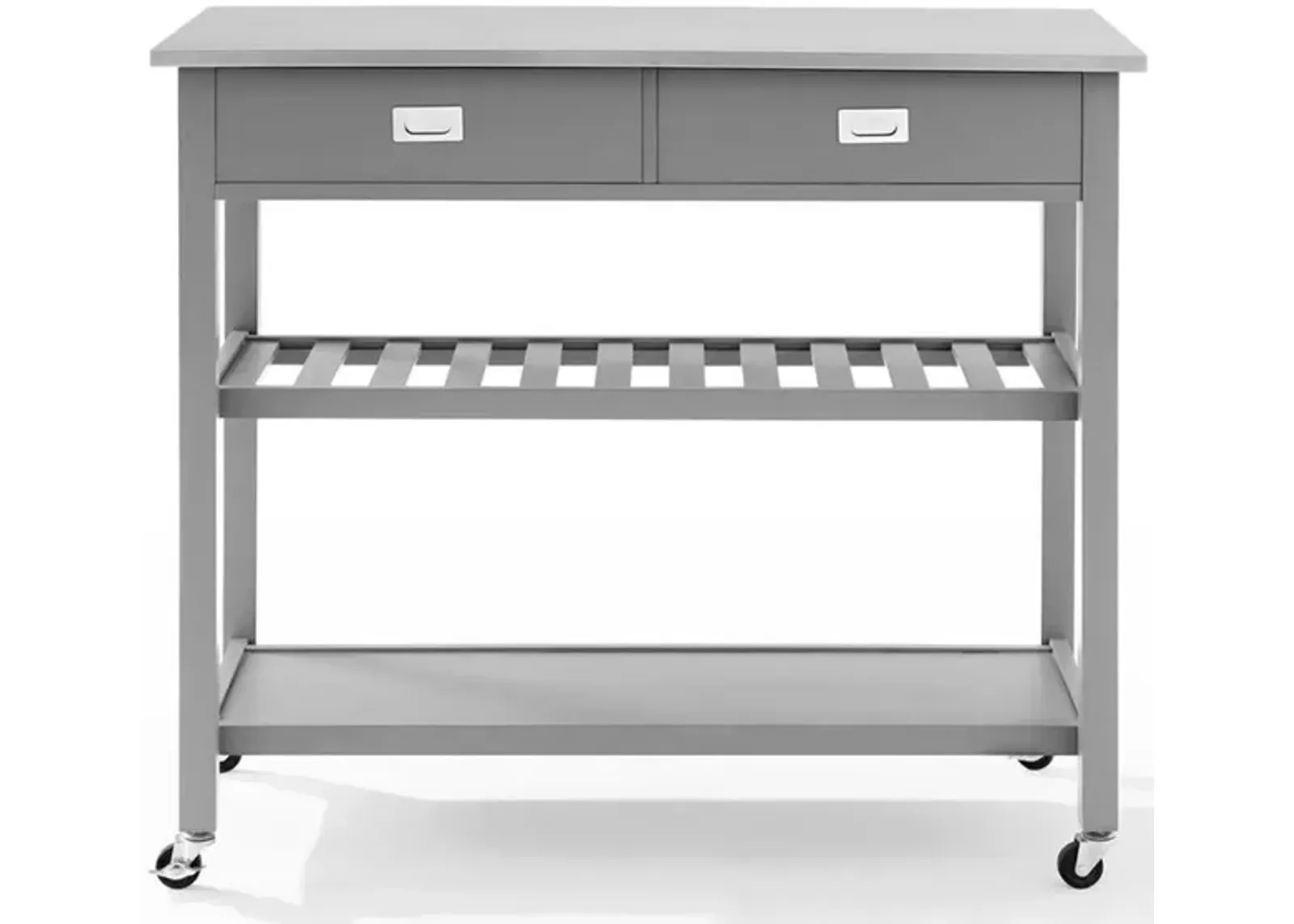 Crosley Furniture Chloe Stainless Steel Top Kitchen Island Cart