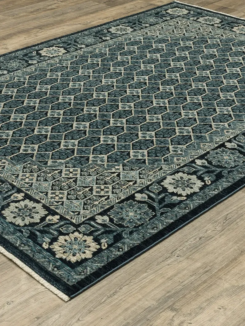 Capella 3'3" x 5' Blue Rug