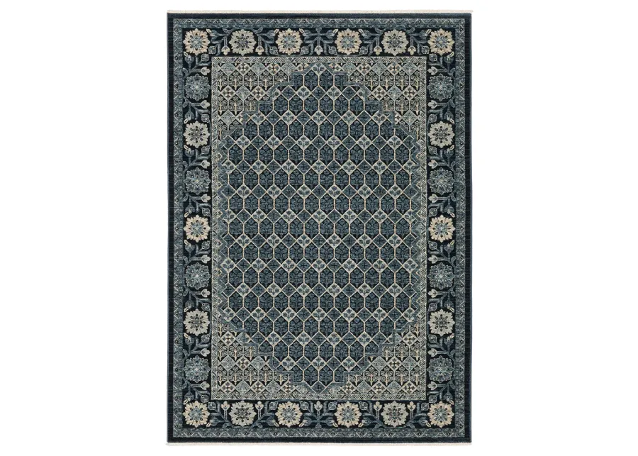 Capella 3'3" x 5' Blue Rug