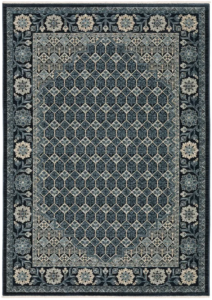 Capella 3'3" x 5' Blue Rug