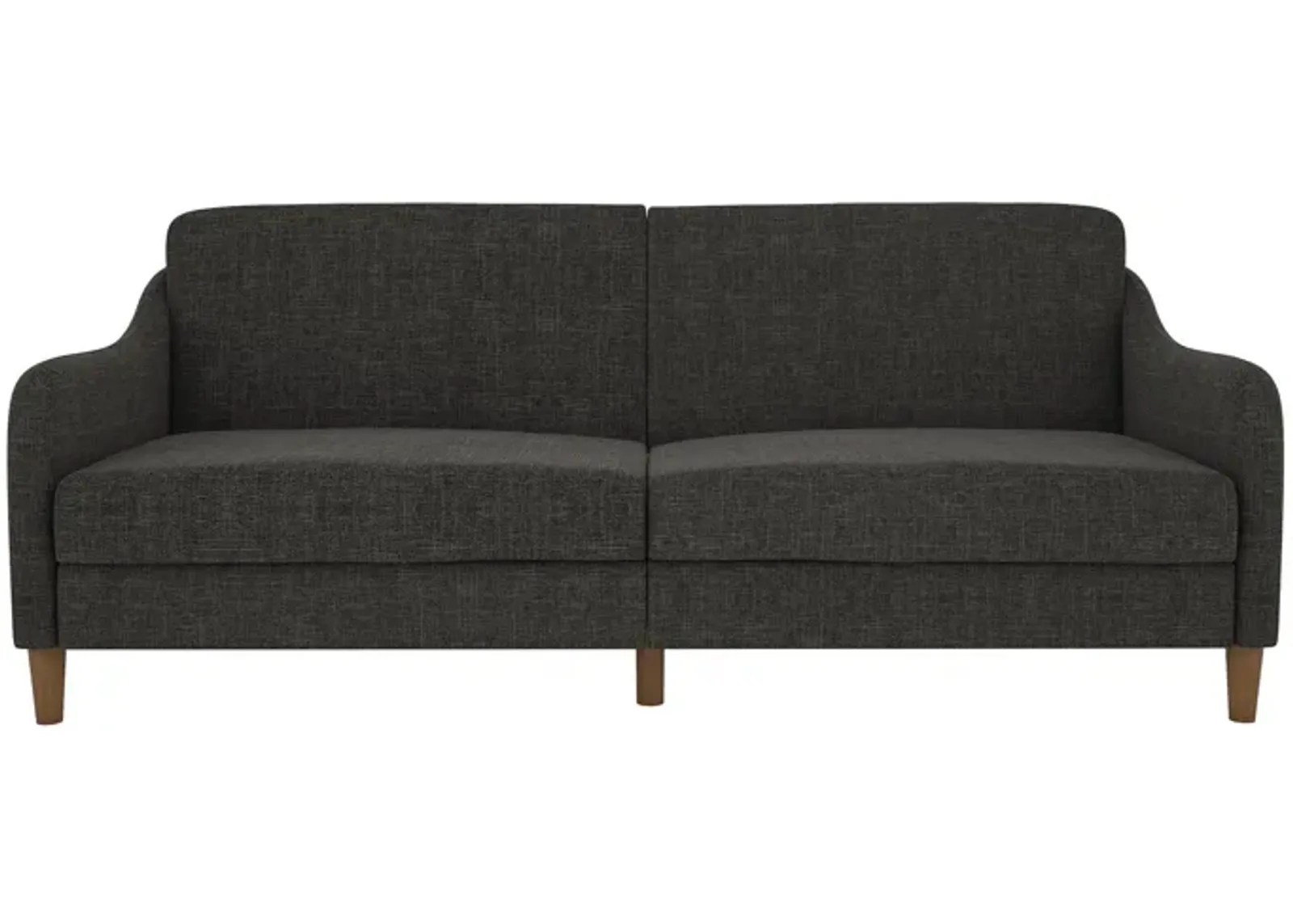 Joan Modern Coil Futon Sofa Bed and Dorm Couch Sleeper