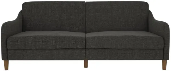 Joan Modern Coil Futon Sofa Bed and Dorm Couch Sleeper