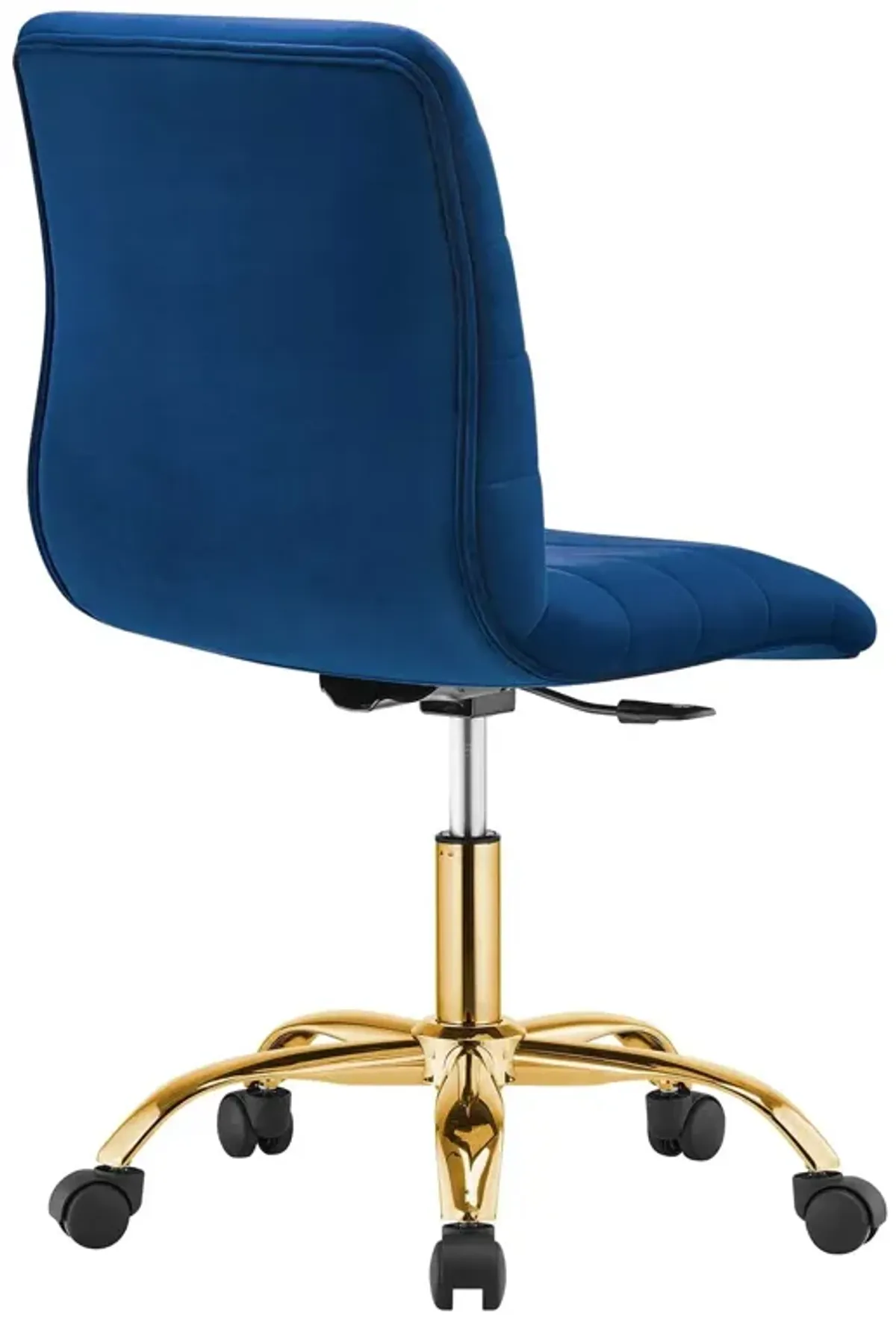 Modway Ripple Home Office Desks and Chairs, Gold Navy