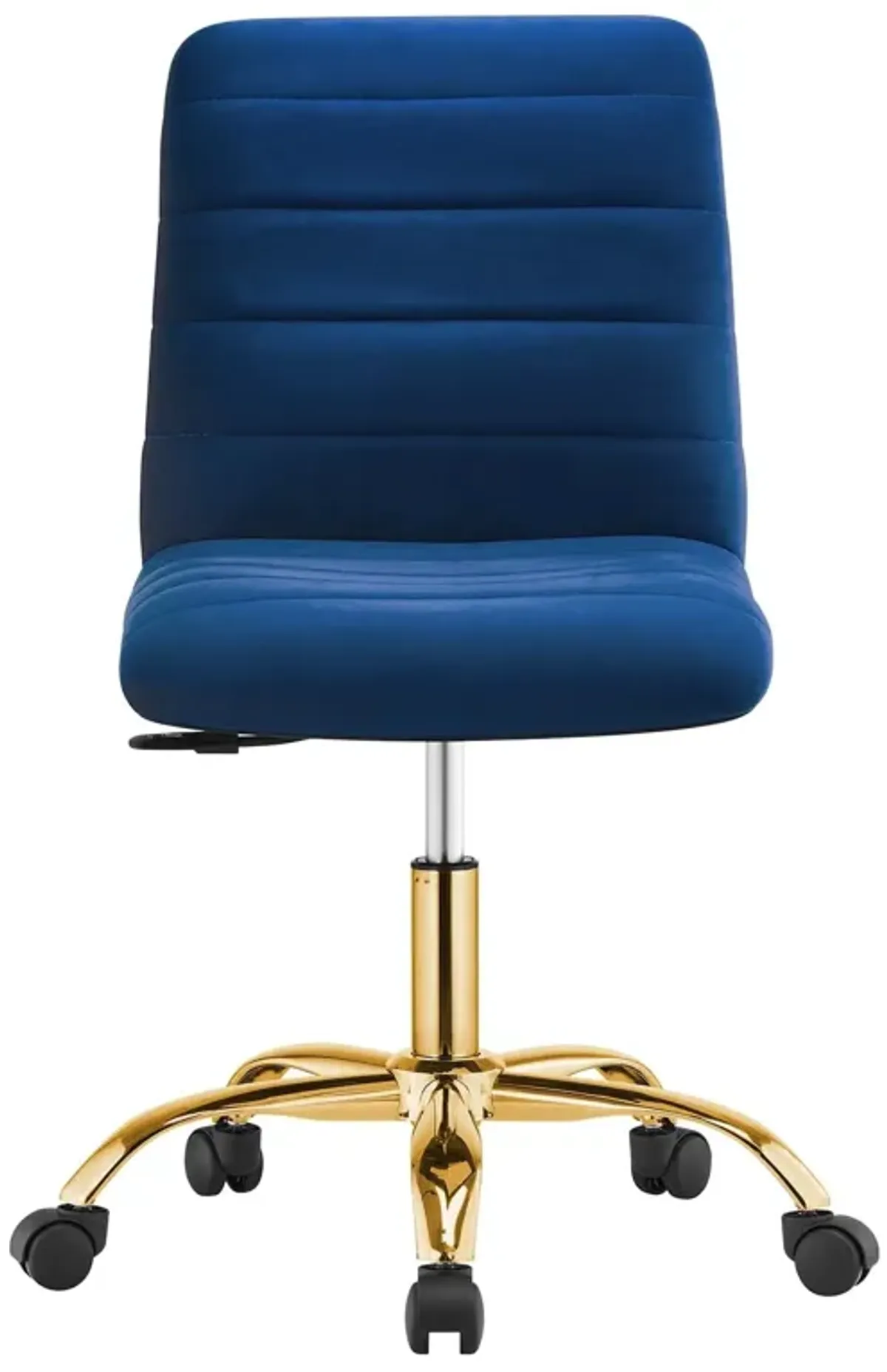 Modway Ripple Home Office Desks and Chairs, Gold Navy