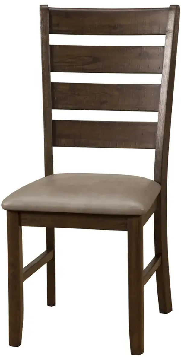 Emery Set of 2 Side Chairs, Walnut