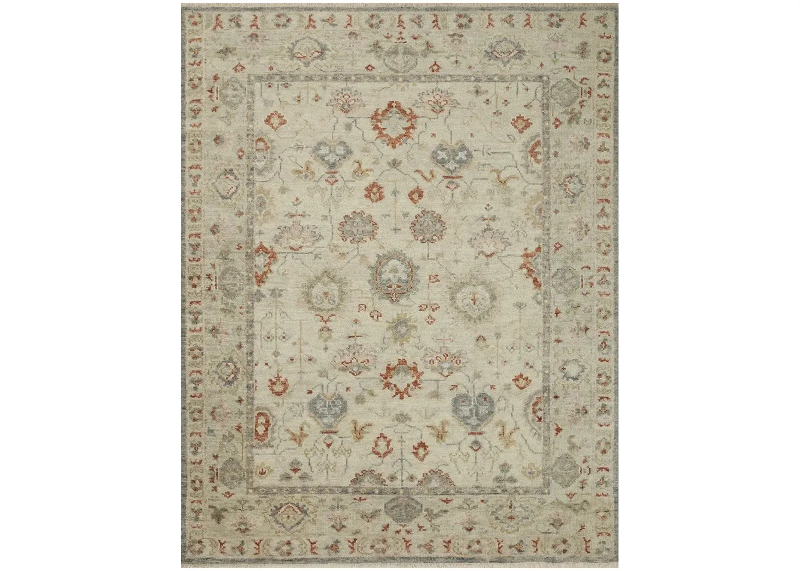 Helena HEL08 Beige/Rust 9'6" x 13'6" Rug