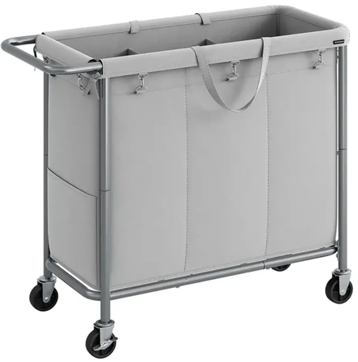 Laundry Basket with Wheels, Rolling Laundry Hamper