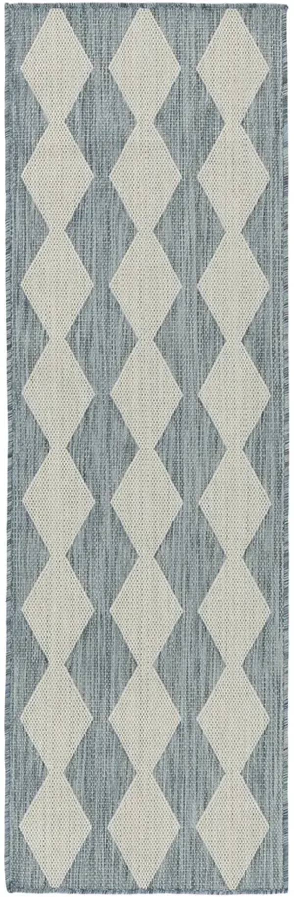 Positano POS04 Aqua 2' x 6' Rug