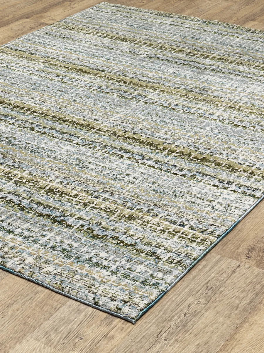 Atlas 6'7" x 9'6" Blue Rug