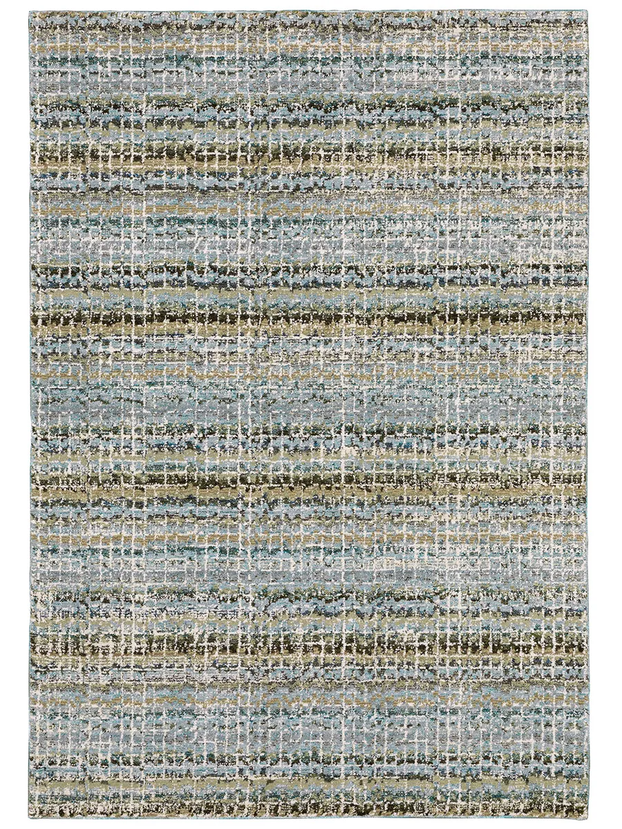 Atlas 6'7" x 9'6" Blue Rug