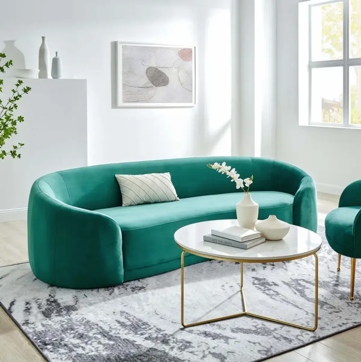 Contessa Performance Velvet Sofa