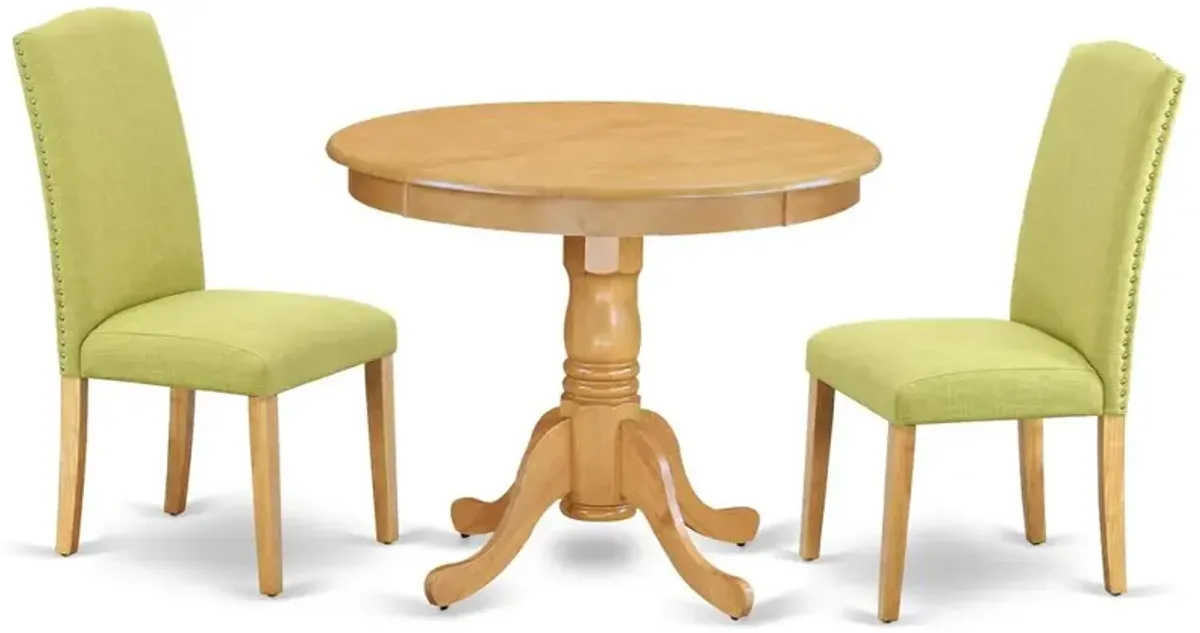 Dining Room Set Oak, ANEN3-OAK-07