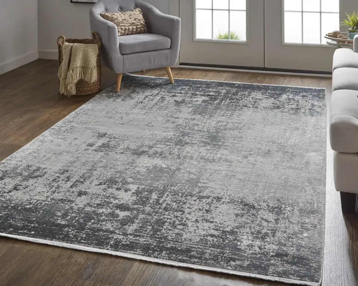 Cadiz 39FWF Gray/Black/Silver 4'10" x 7'10" Rug